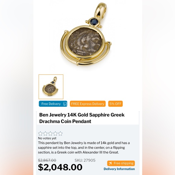 ROMAN COIN WITH CABOCHON CLIPON EARRINGS,Vintage - Picture 6 of 13